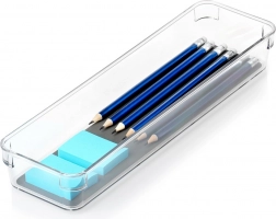 Organizator din plastic pentru sertare GREY 32,5 × 9 × 4,5 cm