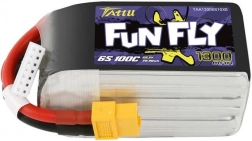 Baterie LiPo Tattu FunFly 1300 mAh 6S 22,2 V 100C (XT60)