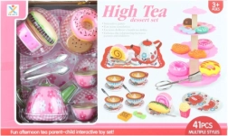 Set de ceai cu veselă din tablă