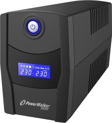 Sursă de alimentare de rezervă PowerWalker Basic 800VA STL cu USB și RJ11/45
