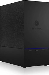 ICY BOX carcasă externă pentru hard disk cu RAID pentru două discuri de 2,5'' sau 3,5''