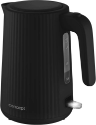 Fierbător electric din plastic 1,7 l negru