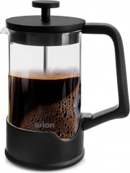 French press din sticlă BLACK 650 ml pentru cafea și ceai