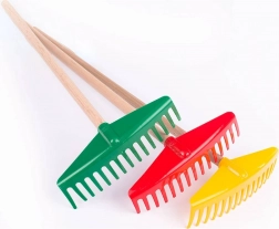Lena greblă pentru copii cu mâner din lemn 60 cm
