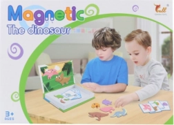 Joc educativ magnetic cu dinozauri