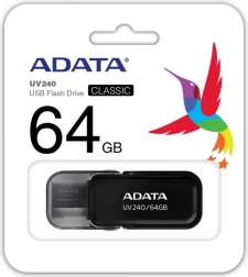 Stick USB ADATA UV240 64 GB USB 2.0 negru