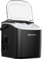 Euhomy IM001 aparat de făcut cuburi de gheață 1,2 l 12 kg negru