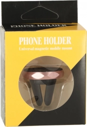 Suport magnetic auto pentru grila de ventilație – Roz