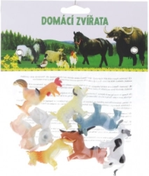 Animăluțe domestice vesele – set de figurine din plastic în săculeț