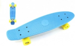 Pennyboard 60 cm cu axe metalice și capacitate de încărcare de 90 kg – Albastru