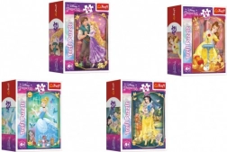 Mini puzzle DISNEY PRINCESS 54 piese – 4 modele
