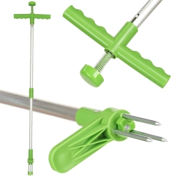 Smulgător de buruieni telescopic cu 3 dinți 93 cm