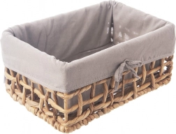 Coș de depozitare natural cu insert textil detașabil 30,5 × 20,5 × 15 cm ORION