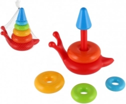 Piramida pliabilă colorată pentru copii