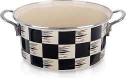 Oală emailată Șah 22 cm, 3 l