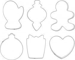 Set de 6 forme decupatoare din inox pentru prăjituri