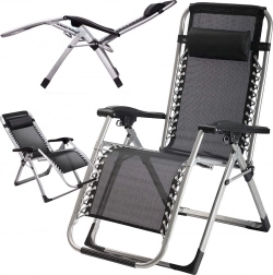 Șezlong de grădină pliabil Zero Gravity