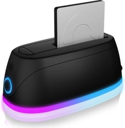 Stație de andocare ICY BOX pentru 1× SATA SSD/HDD cu USB 3.0 (USB‑C/USB‑A)