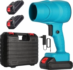 Suflantă manuală pe acumulator 400 W cu 2 baterii