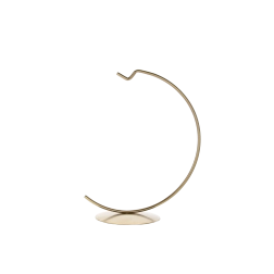 Suport pentru ornament de Crăciun 12 cm – metal alb