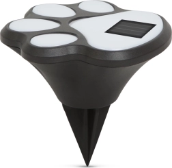 Lampă LED solară de grădină în formă de labă de câine - 1 bucată