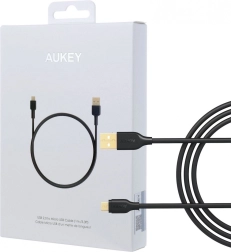 cablu micro USB cu încărcare rapidă AUKEY 1 m, USB‑A, 480 Mb/s