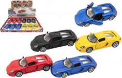 Model metalic de mașină Porsche Carrera GT 1:36 cu mecanism pull-back