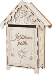 Cutie poștală din lemn pentru Moș Crăciun