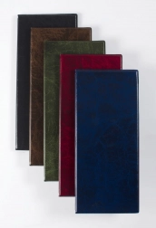 Suport de cărți de vizită cu patru rânduri negru lucios