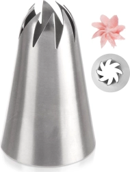 Dui de decorat din oțel, formă de floare