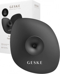 Perie de curățare facială 4în1 cu mâner Geske cu aplicație (gri)
