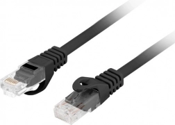 Patch cable Cat.6 UTP LSZH CU 0,5 m negru