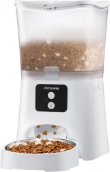 Dispenser inteligent de hrană pentru animale Petsuper 3L alb