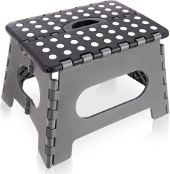 Scăunel pliabil antiderapant 32 × 25 × 22 cm, capacitate 150 kg