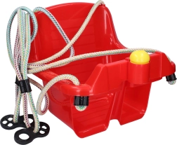 Leagăn din plastic pentru copii – Roșu