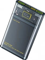 Power bank 20000 mAh cu încărcare rapidă PD 20 W și QC 22,5 W