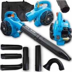 Aspirator și suflantă pe benzină pentru frunze 3‑în‑1 BITUXX 3000 W cu tocător