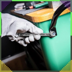 Set de chei combinate cu clichet 12 buc 8–24 mm cu husă