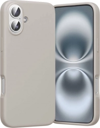 Husă din silicon Vention pentru iPhone 16 Plus cu MagSafe (gri)