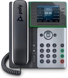 Telefon IP POLY Edge E300 cu PoE