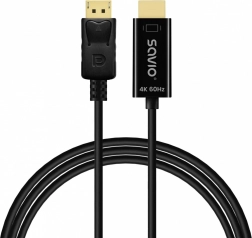Cablu DisplayPort la HDMI 4K 60Hz, 1,5m