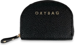 Portofel de damă din piele, negru