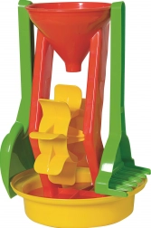 Androni set de nisip cu moară, înălțime 26 cm – Roșu