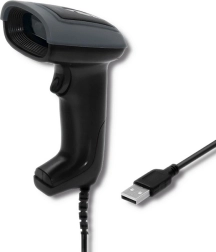 Cititor manual de coduri de bare 1D și 2D USB Qoltec