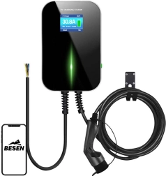 Încărcător de perete pentru vehicule electrice BESEN BS20 11 kW cu aplicație