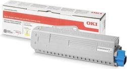 Toner galben pentru imprimantele OKI C824, C834 și C844, 5000 de pagini