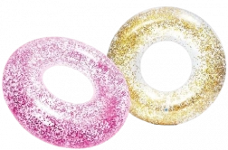 Colac gonflabil cu sclipici INTEX Sparkling Glitter 107 cm