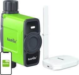 Unitate de control RainPoint Wi‑Fi pentru irigații cu 1 zonă și gateway