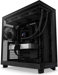 Carcasă PC NZXT H6 Flow cu fereastră laterală neagră