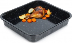 Tavă de copt emailată dreptunghiulară 8 l, 41,5 × 36,5 × 7 cm